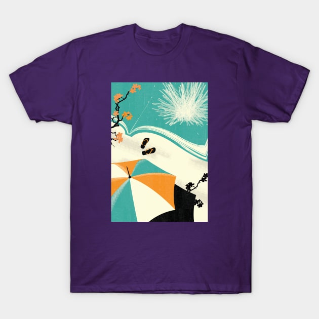 Telegraph summer reading T-Shirt by Neil Webb | Illustrator